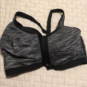 Victoria secret frontclose sport bra gray 34DD